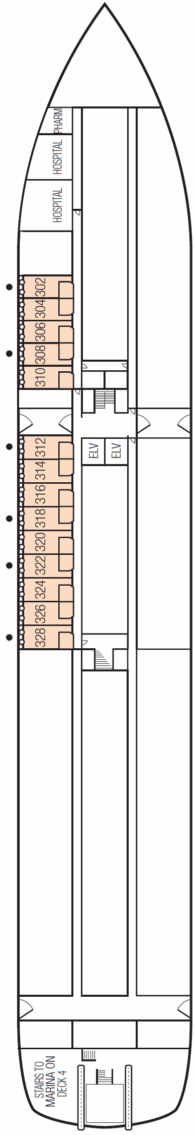 Deck 3 Deck Plan